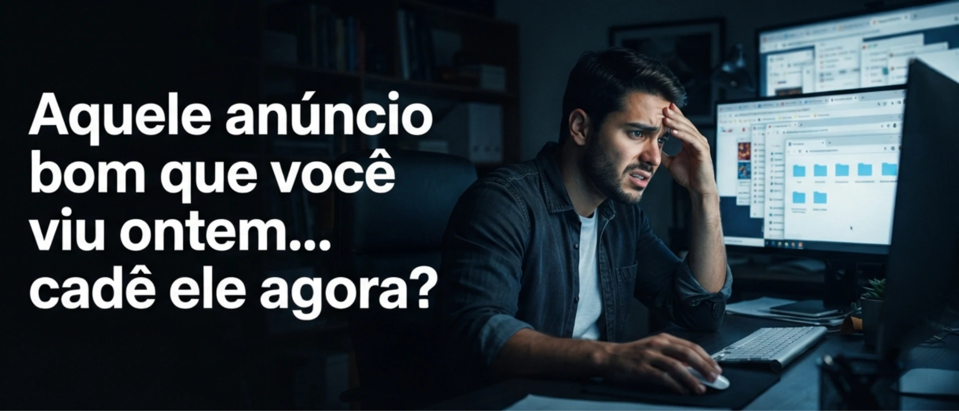 Aquele anúncio bom que você viu ontem... cadê ele agora?